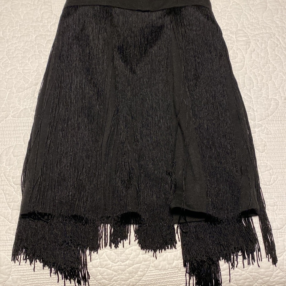 Black Tassel Dress - Picture 3 of 4